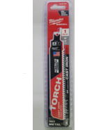 Milwaukee 6 in. 8 TPI TORCH Nitrus Carbide Teeth Metal Cutting SAWZALL R... - $17.81