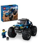 LEGO City Blue Monster Truck Off-Road Toy Playset with a Driver Minifigu... - £15.72 GBP