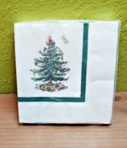 Spode Christmas Tree - by Hallmark 3-Ply  Beverage Napkins 16 Count New - $19.79