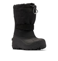 Columbia Youth Unisex Powderbug Plus II Winter Boot WP Black BY1326-012 - $36.00
