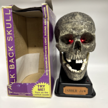 Jabber Jaw Skull Repeating Talking Halloween 1998 Paper Magic Group (See Video) - $45.47