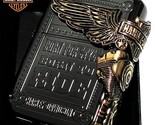 Harley Davidson HDP-48 Eagle 3 Side Metal Lighter Japan Limited Zippo MIB - $119.00