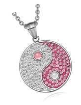 Magic Balance Amulet Crystals Pendant Necklace - £86.52 GBP