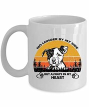 Puppy Pitbull Dog Always In My Heart Coffee Mug 11oz Ceramic Gift For Do... - $16.78