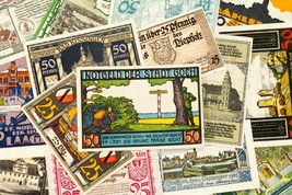 1920&#39;s Germany Notgeld (Emergency Money) 25pc - Hannover, Prum, Weferlingen - £79.12 GBP