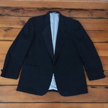 Vtg Raffinati Black Single Breasted One Button Sports Blazer Coat Jacket... - $39.99