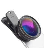 Phone Lens kit 0.45x Super Wide Angle &amp; 12.5x Super Macro Lens HD Camera... - £21.46 GBP
