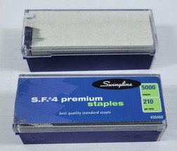 2 Boxes - Swingline S.F. 4 Premium Staples 5,000 Box - 10,000 Staples #35450 - £6.30 GBP