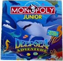 MONOPOLY JUNIOR Deep Sea Adventure BOARDGAME Retired 2000 CIB Kids Age 5... - $39.59