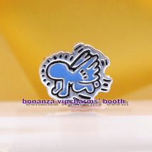 2022 Release 925 Sterling Silver Keith Haring Collection Radiant Angel Charm  - £13.39 GBP