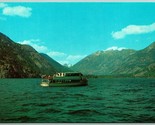 Lady of the Lake Tour Boat Lake Chelan Washington WA UNP Chrome Postcard G5 - £3.07 GBP