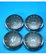 MASERATI 100 YEARS CENTER CAP CAPS SET OF 4 NEW  60mm(58mm) - £57.52 GBP