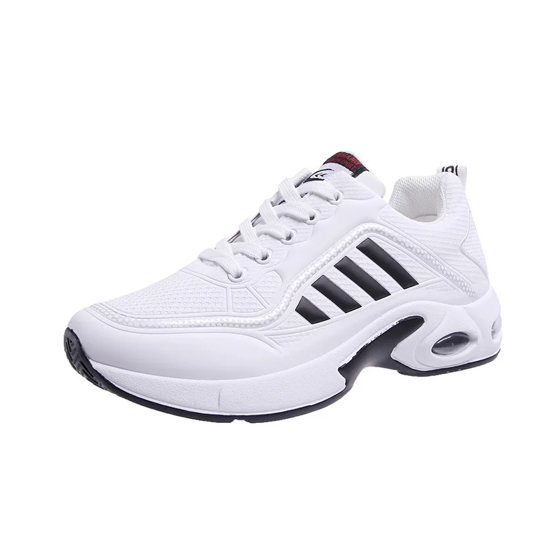Hot Sale White Sneakers Man Fashion Air Cushion Running Shoes Men Athletic Sneak - £75.33 GBP