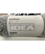 Brand New IKEA SANDBRODD 51x67 &quot; Gray Blue Throw 105.495.41 - £28.24 GBP