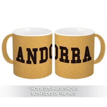 Andorra : Gift Mug Flag College Script Calligraphy Country Andorran Expat - £12.91 GBP