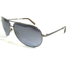 Morgenthal Frederics Sonnenbrille 64 PIPER-XL Silber Aviator Rahmen W/ Blau - $93.13