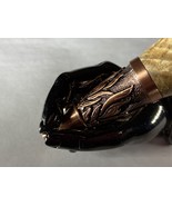 Handturned Phoenix Pen  #1015 - Stabilized Black Ash Burl & Antique Copper  - $95.00