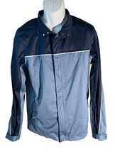 UNDER ARMOUR Men's Long Sleeve Full  Zip Stormproof Golf Jacket Blue Small - $28.93