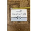 Hagerty Do Not Touch Auto Decal Sticker - $166.20