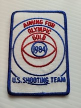1984 Summer Olympics Patch - US Shooting Team - Los Angeles &quot;Aiming For Gold&quot; - £7.82 GBP