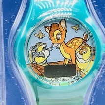 Walt Disney wristwatch vtg watch sealed Bambi Thumper Flower disneyland green - £31.11 GBP