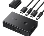 UGREEN KVM Switch, HDMI USB KVM Switcher with Desktop Control for 2 Comp... - $71.99