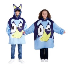 Bluey  Boys Girls Wayy Big Hoodie Blue Multicolor Character Kids Pullove... - €38,76 EUR