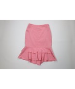 Escada Couture Womens Size 40 Stretch Silk Ruffled Layered Tiered Skirt ... - $148.87 CAD