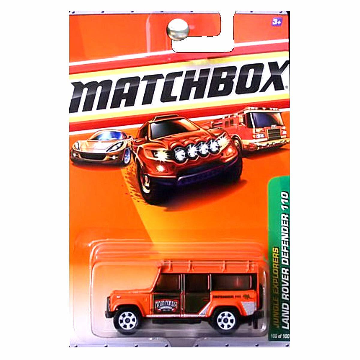 Primary image for Matchbox 2010 Jungle Explorers Land Rover Defender 110 Orange