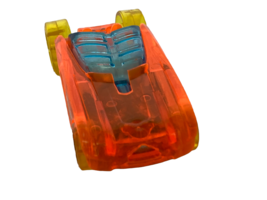 Hot Wheels Pharodox Translucent Orange Yellow Wheels Plastic Toy Car Veh... - $4.99