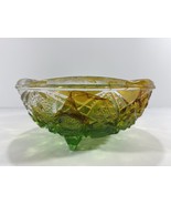 Carnival Glass L E Smith Amberina? Multicolored Hobnail Bowl 7” Round / ... - £14.69 GBP