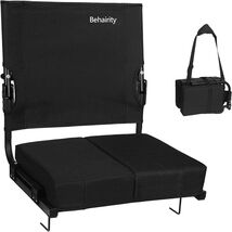 Travel-Friendly Stadium Seat - Ergonomic Design &amp; Thick Cushion for Spor... - $61.33