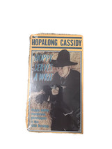 Vintage Hopalong Cassidy VHS Movie Hoppy Serves A Writ Classic Western - £7.11 GBP