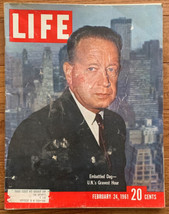 Life Magazine February 24, 1961 Dag Hammarskjold Southwest Dog Show Skating - $10.00