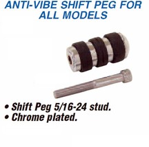 Harley SHIFT PEG ANTI-VIBE ALL FL FX MODELS BIG TWIN &amp; XL SPORTSTER - £10.89 GBP