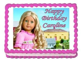 American Girl Caroline edible cake image party decoration frosting topper - £7.98 GBP