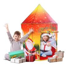 Christmas Tent For Kids, Small Pop Up Tent For Indoor Play, Includes Sta... - $44.99