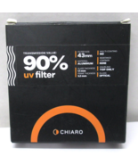 CHIARO 43MM 90-UVAT43 90% UV FILTER- NEW - $177.04 MXN