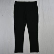 Joan Voss XL New York Black Ponte Stretch Pull On Skinny Dress Pants - £12.58 GBP