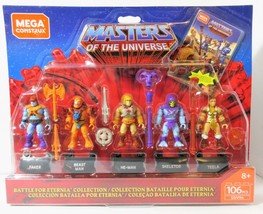 Masters Of The Universe 5 Pack Battle for Eternia Mega Construx He-Man - £23.69 GBP