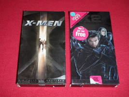 Lot Of 2 Vhs Videos X-MEN &amp; X2 X-MEN United Special Edition Marvel - £13.23 GBP