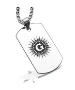 Stainless Steel Masonic Letter G Symbol Dog Tag Pendant - £8.01 GBP