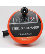 DRAINX Steel Drum Auger Plumbing Drain Snake with 25-Ft Sewer Line Cleaner - $34.16