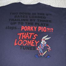 Vtg 1994 Bugs Bunny T Shirt Baseball Porky Pig Wild Oats Looney Tunes Si... - $187.11