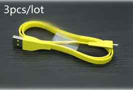 3pcs 2ft  Micro USB Cable For Logitech UE BOOM Bluetooth Speaker  charger yellow - £7.39 GBP