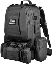 FR Fashion Co. 50L Men&#39;s Carry-All Tactical Backpack - £45.49 GBP