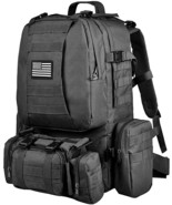 FR Fashion Co. 50L Men&#39;s Carry-All Tactical Backpack - £45.55 GBP