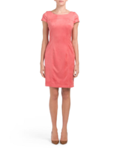 New Nanette Lepore Orange Pink Career Sheath Dress Size 16 $148 - £37.73 GBP