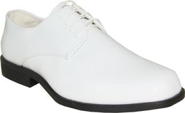 VANGELO Mens Tuxedo Shoe TUX-1 Wrinkle Free Dress Shoe Wide Width White ... - £47.17 GBP+