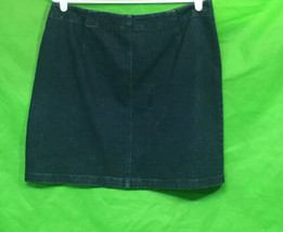 Carole Little Sport Petite Jean Skirt 10 - £10.01 GBP